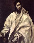 GRECO, El Apostle St Bartholomew oil on canvas